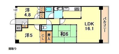 リアライズ垂水の間取り画像