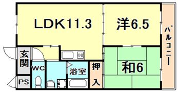 プロスペール門戸の間取り画像