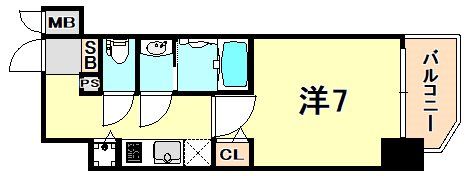レシオス神戸元町の間取り画像
