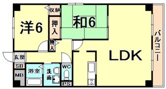 グレース17の間取り画像