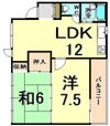 ホワイトパレス1号館の間取り画像