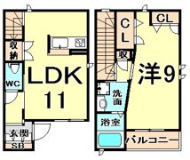 シャーメゾン甲子園駅前の間取り画像