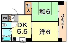 ダンディライオン住吉の間取り画像