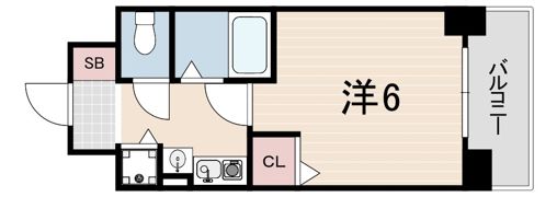 エステムコート神戸・県庁前2の間取り画像