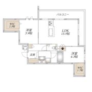 （仮称）尼崎市塚口本町2丁目ヘーベルメゾンの間取り画像