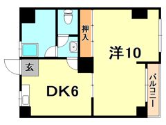 クリーンハイツ大原の間取り画像