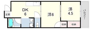 春日野ハイツの間取り画像