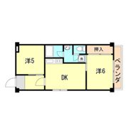 百番館ハイツの間取り画像