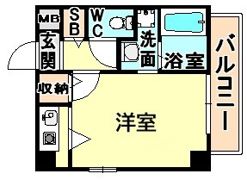 ナッツダムスタジオーネ塚口の間取り画像