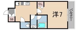 CITY SPIRE神戸元町1の間取り画像