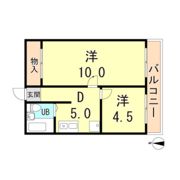 下沢ヤングハイツの間取り画像