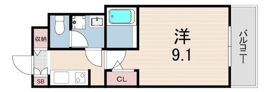 ステラハウス40の間取り画像