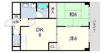 メゾン中村の間取り画像