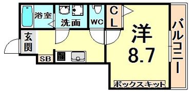 ティグリス伊丹の間取り画像
