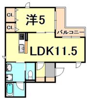 リジェール北口の間取り画像