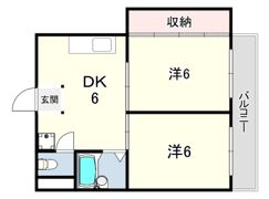 メゾン岡本の間取り画像