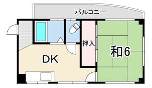 ハイツ熊内の間取り画像