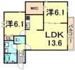 マルセイユ コートの間取り画像