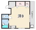 ビバリーヒルズ熊内の間取り画像