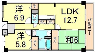 フェリーチェ尼崎の間取り画像
