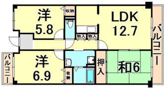 フェリーチェ尼崎の間取り画像