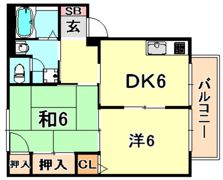 メゾンヴィオレットの間取り画像