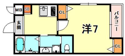ワコーレヴィータ住吉宮町の間取り画像