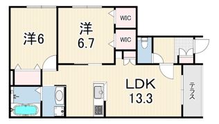 （仮称）伊丹市平松6丁目へーベルメゾンの間取り画像