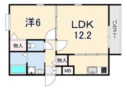 夢野町レジデンスの間取り画像