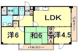 ノースフレアの間取り画像