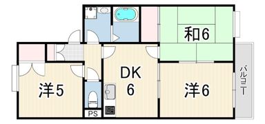 ヴァンベールB棟の間取り画像