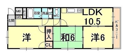 サンセイコートの間取り画像