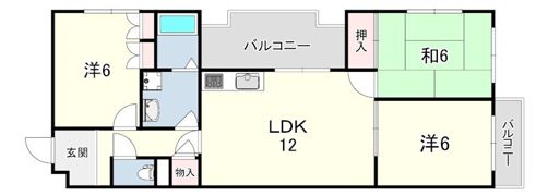 ハイツポールベールの間取り画像