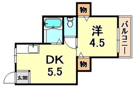 大石マンションの間取り画像