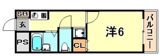 ハッピーコート甲南山手の間取り画像