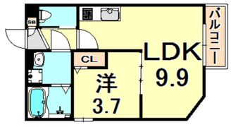 フィノ塚口の間取り画像