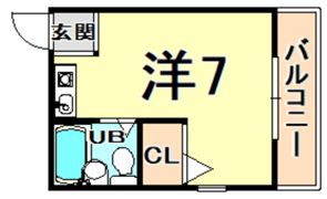 ライトハイツの間取り画像