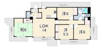 ロイヤルメゾン甲陽園2の間取り画像