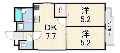 アルム西芦屋の間取り画像