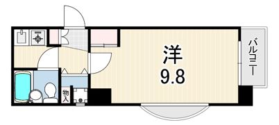 ネオダイキョー芦屋川の間取り画像