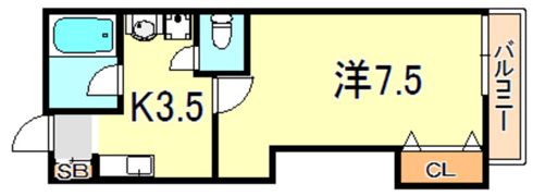 プロムナード2の間取り画像