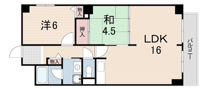 フローラル長洲の間取り画像