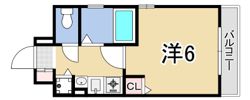 エステムコート神戸・県庁前2の間取り画像
