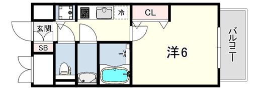 ファーストフィオーレ尼崎ウエストの間取り画像
