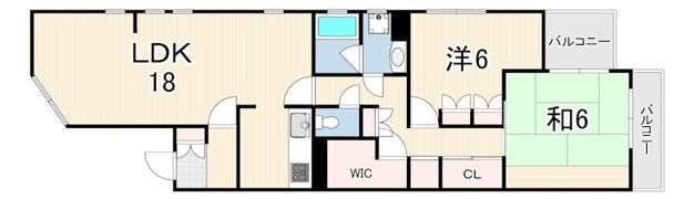 御影大蔵マンションの間取り画像