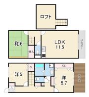 テラスハウスWAKOの間取り画像