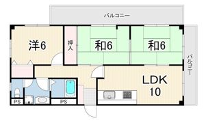 エムテ甲子園の間取り画像