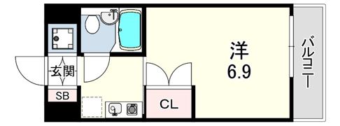 本多聞淀コートの間取り画像