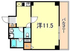 ルームズ学園北町の間取り画像