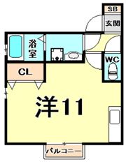 グリーンパーク尾浜の間取り画像